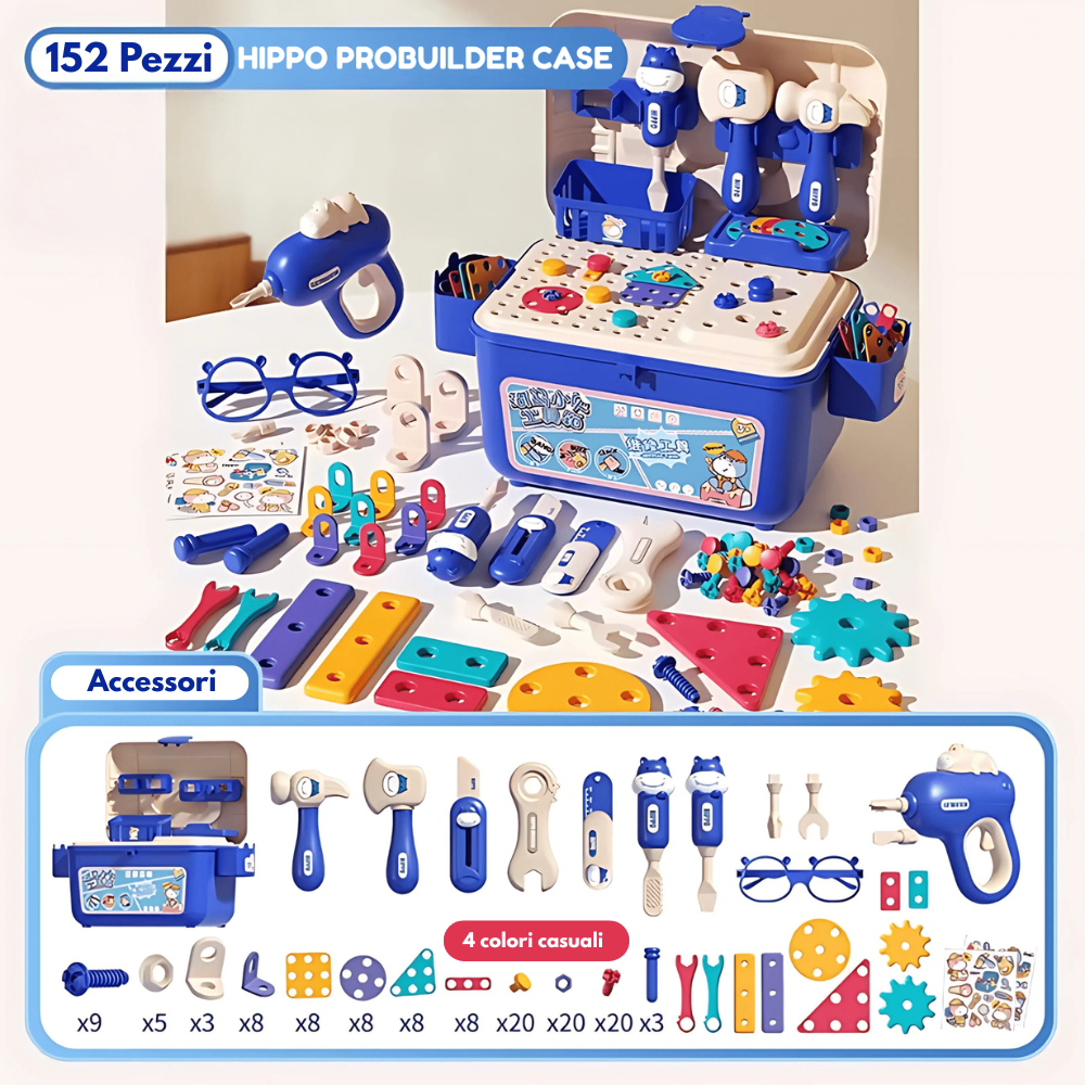 Kit Hippo Montessori All-in-One per Bambini
