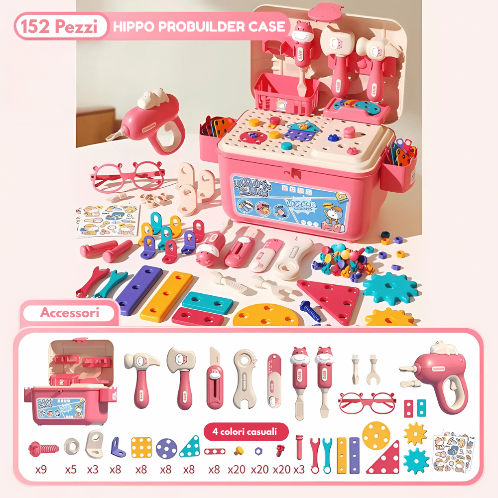 Kit Hippo Montessori All-in-One per Bambini