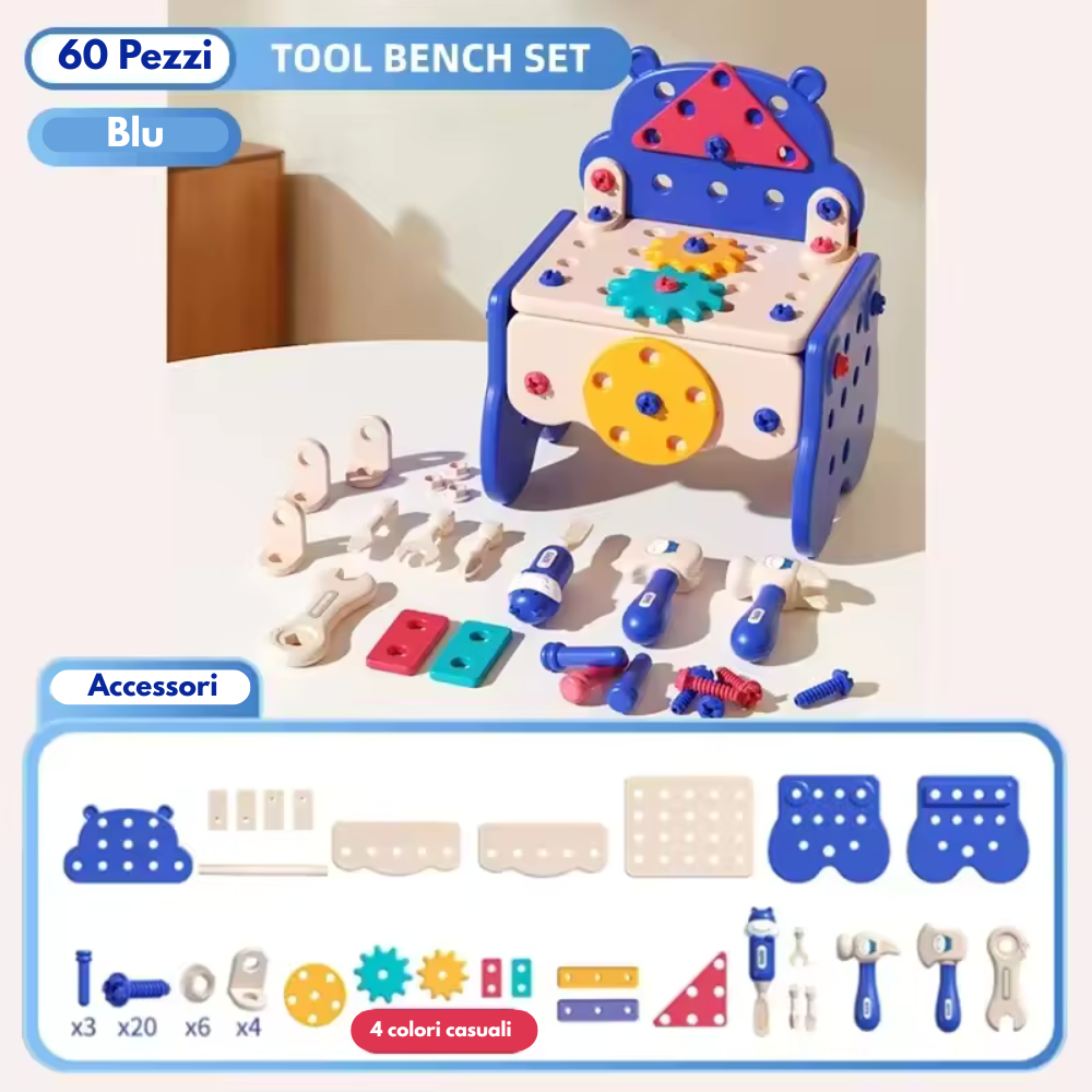 Kit Hippo Montessori All-in-One per Bambini